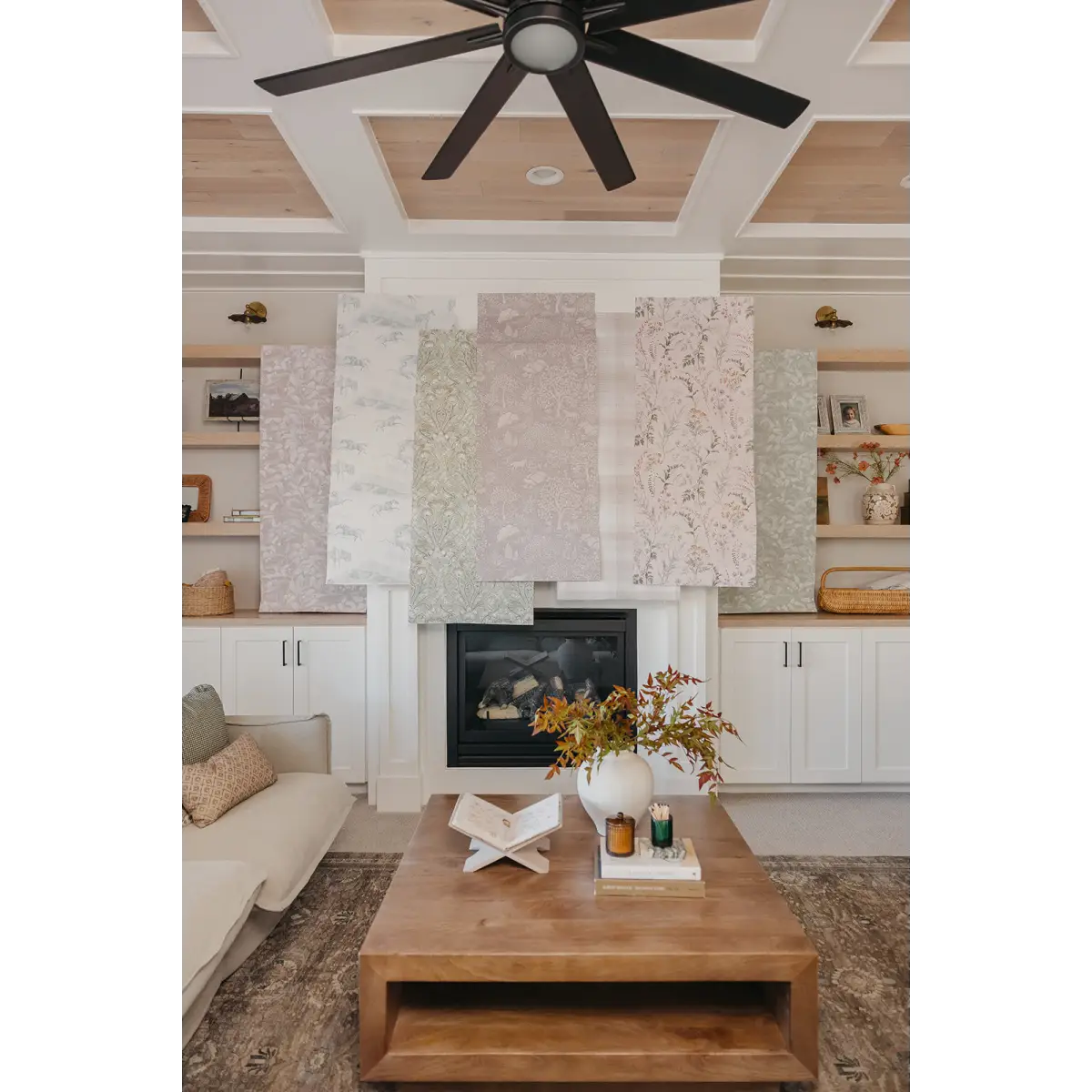 Hollins Wallpaper - Vines and Leaves - by Aynsley Ovard x Bloomery Decor - Loomwell Home Goods