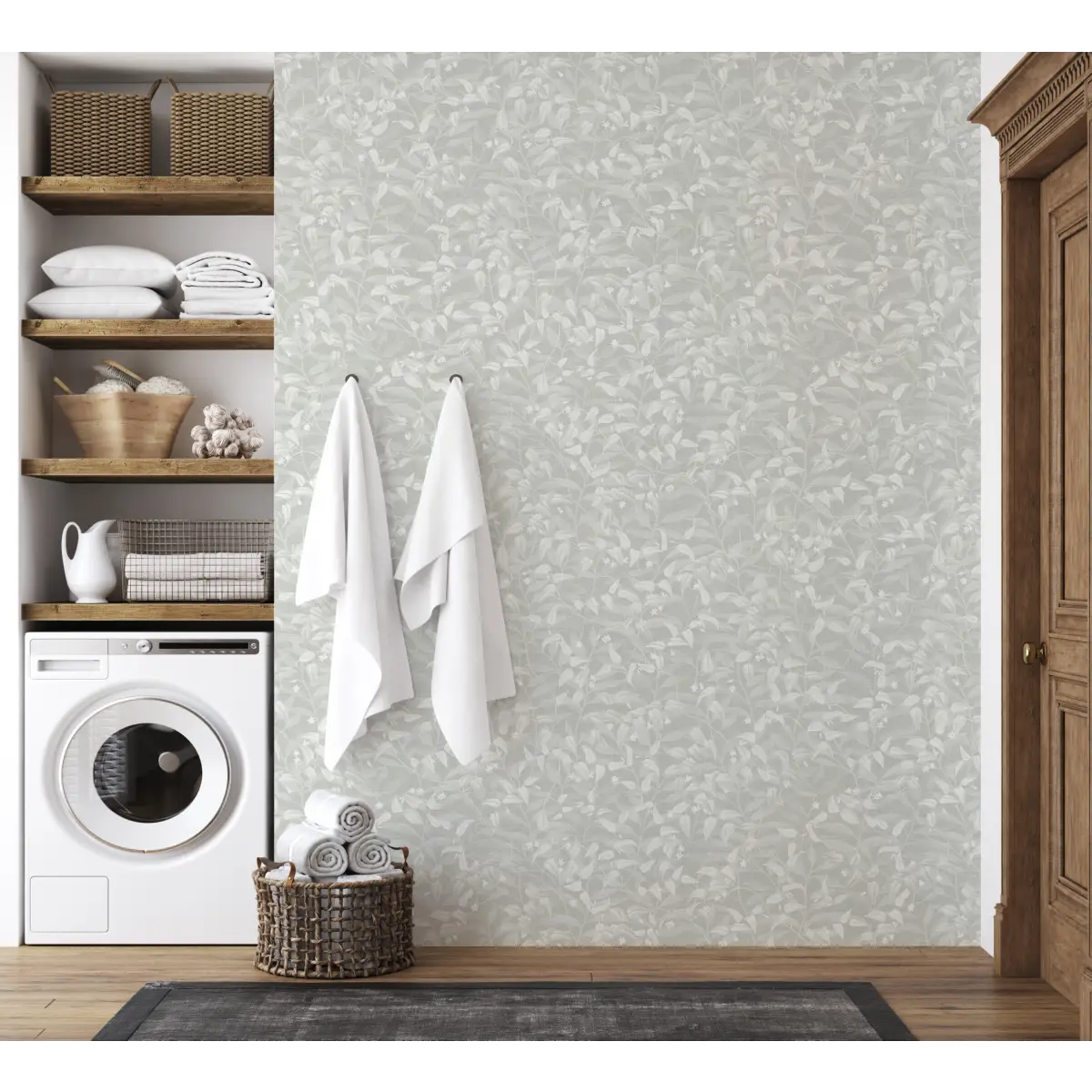 Hollins Wallpaper - Vines and Leaves - by Aynsley Ovard x Bloomery Decor - Loomwell Home Goods