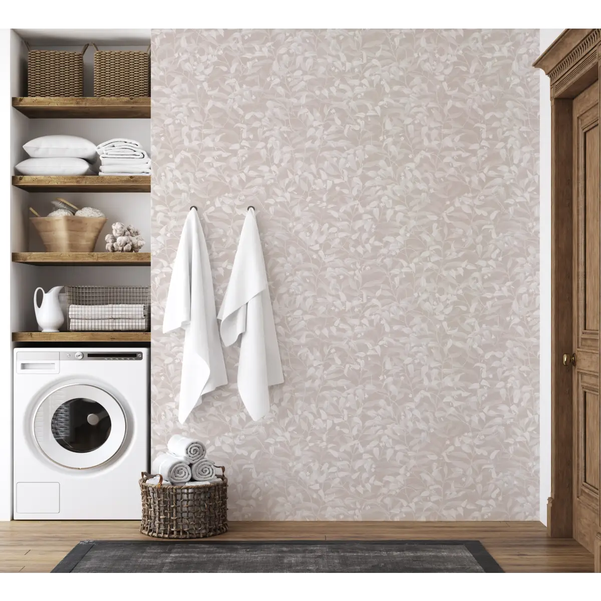 Hollins Wallpaper - Vines and Leaves - by Aynsley Ovard x Bloomery Decor - Loomwell Home Goods