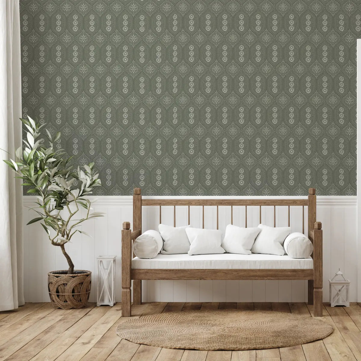 Holloway Wallpaper - Dot Pattern - by Brittany Polatis Design - Loomwell Home Goods