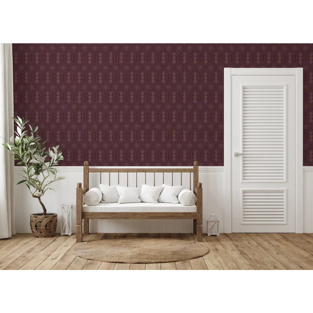 Holloway Wallpaper - Dot Pattern - by Brittany Polatis Design - Loomwell Home Goods