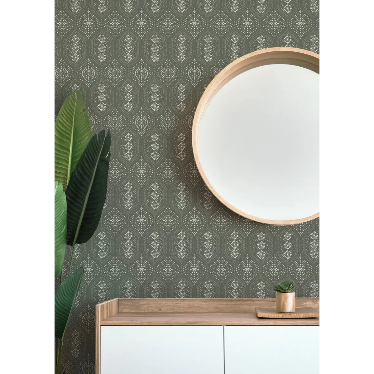 Holloway Wallpaper - Dot Pattern - by Brittany Polatis Design - Loomwell Home Goods
