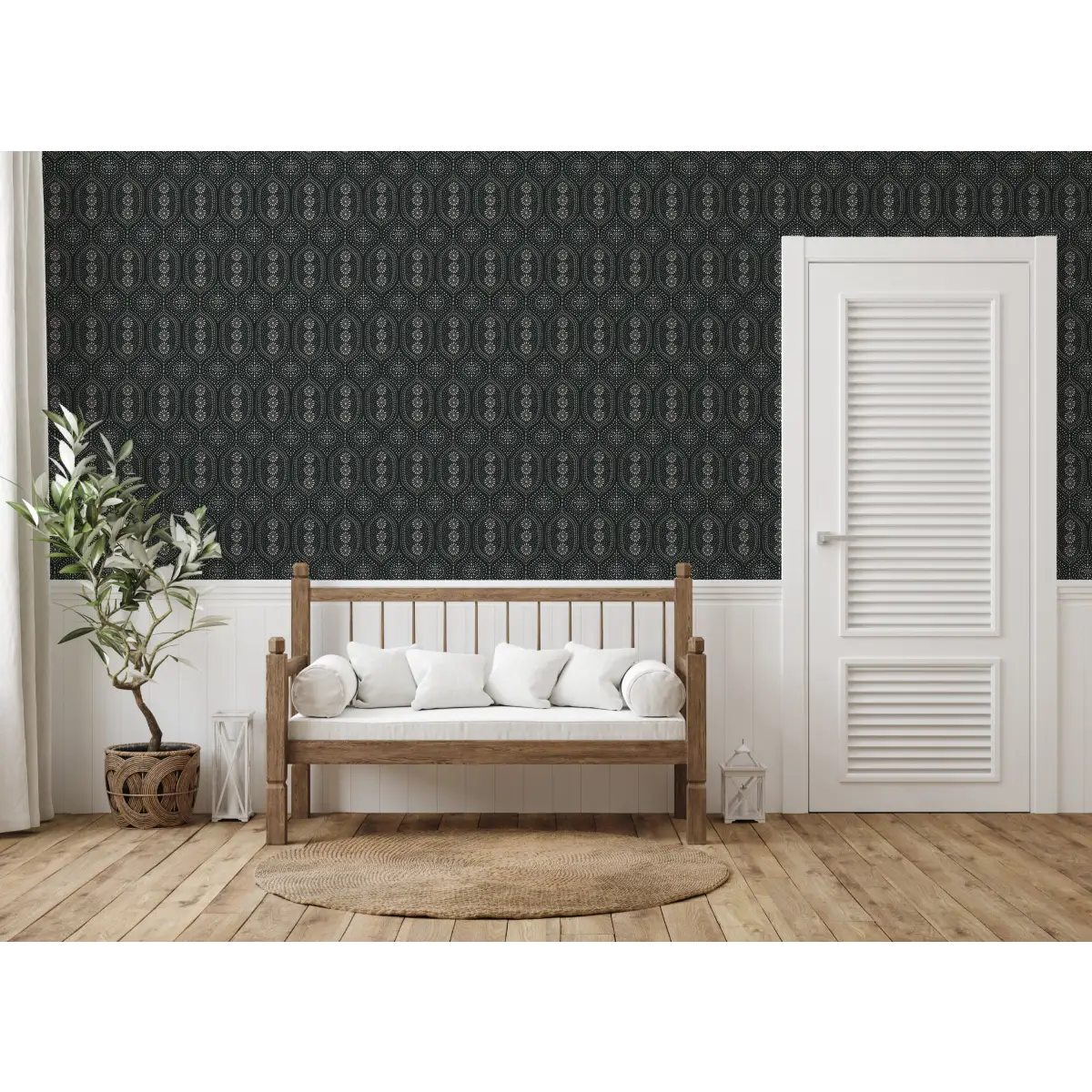 Holloway Wallpaper - Dot Pattern - by Brittany Polatis Design - Loomwell Home Goods