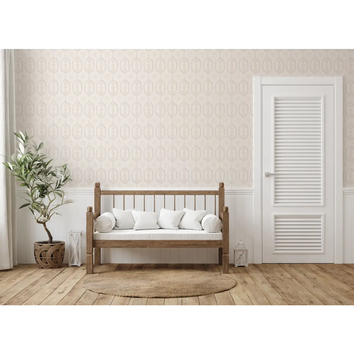 Holloway Wallpaper - Dot Pattern - by Brittany Polatis Design - Loomwell Home Goods