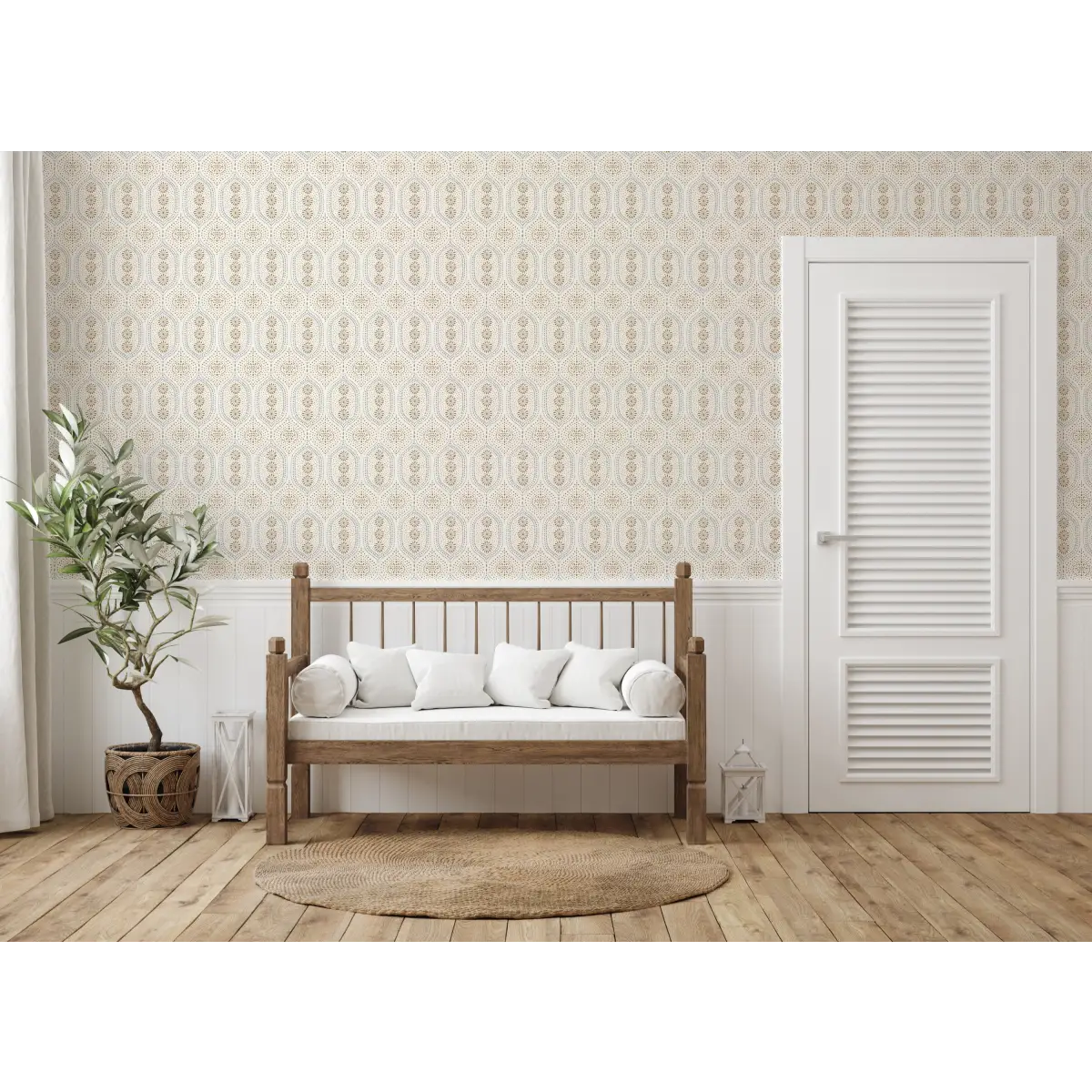 Holloway Wallpaper - Dot Pattern - by Brittany Polatis Design - Loomwell Home Goods