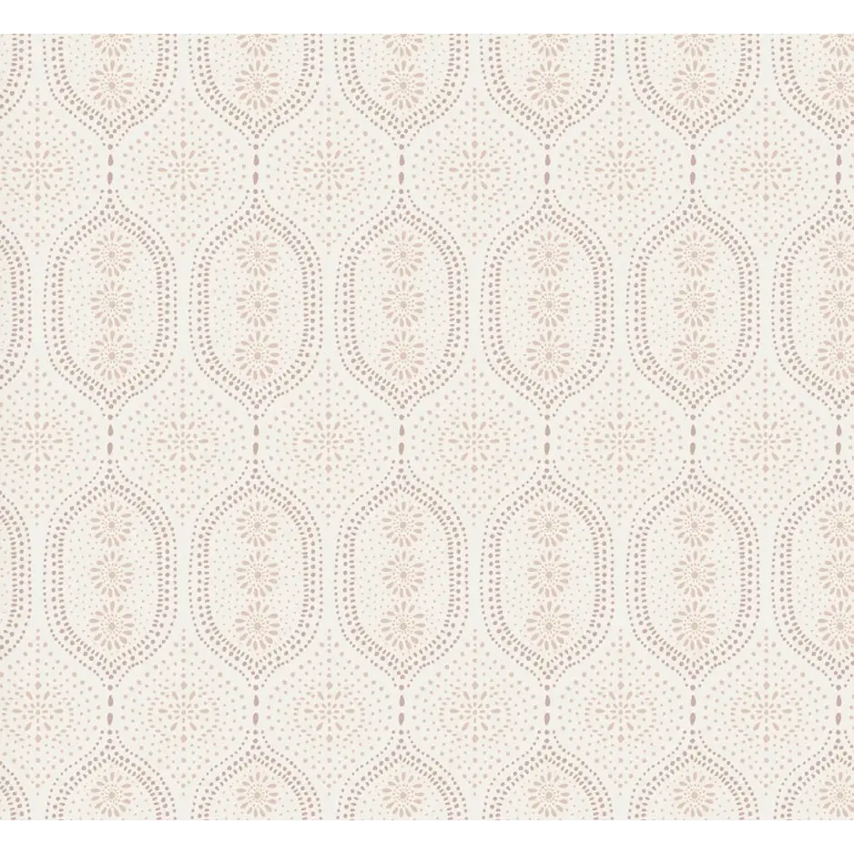 Holloway Wallpaper - Dot Pattern - by Brittany Polatis Design - Sample 1 foot by 1 foot / Blush - Loomwell Home Goods