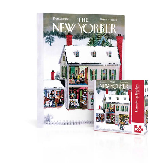 Mini Puzzle - Home for the Holidays - 100 Piece - New York Puzzle Company
