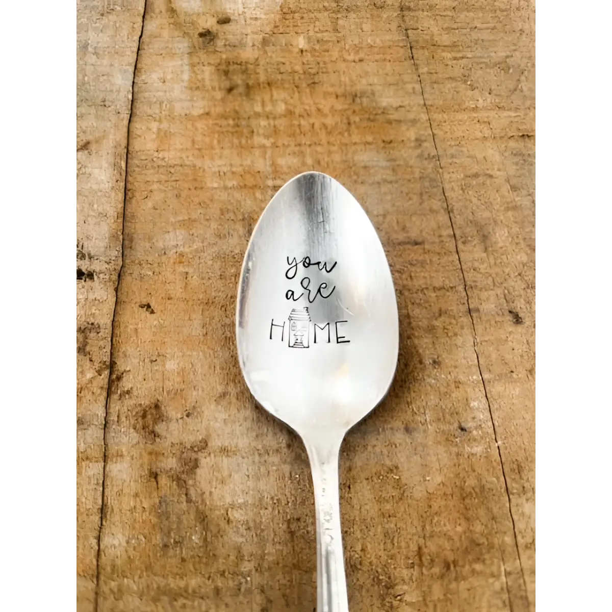 You Are Home - Vintage Stamped Spoon - The Sassy Barn