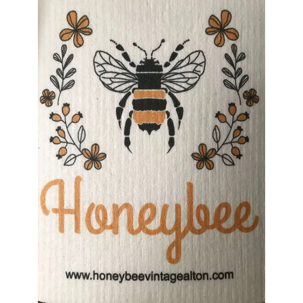 Honeybee Swag Bundle - Swedish Dish Cloth Pen Sticker - Honeybee Vintage