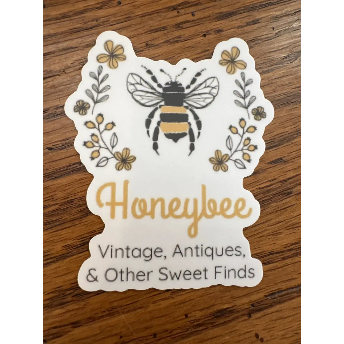 Honeybee Vintage Logo Sticker - RUSPEPA
