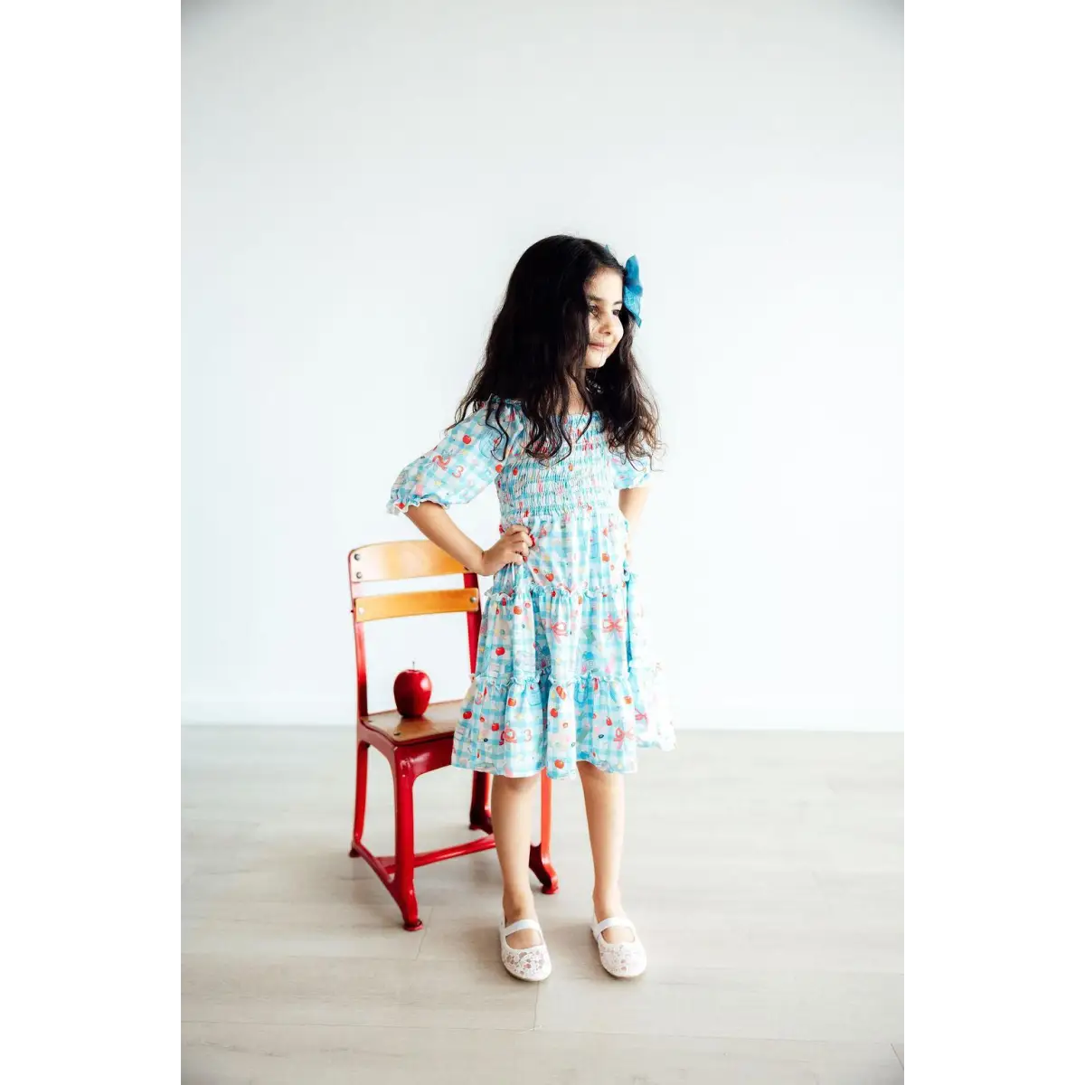 Honor Roll Smocked Ruffle Dress - Back to School - Mila & Rose ®