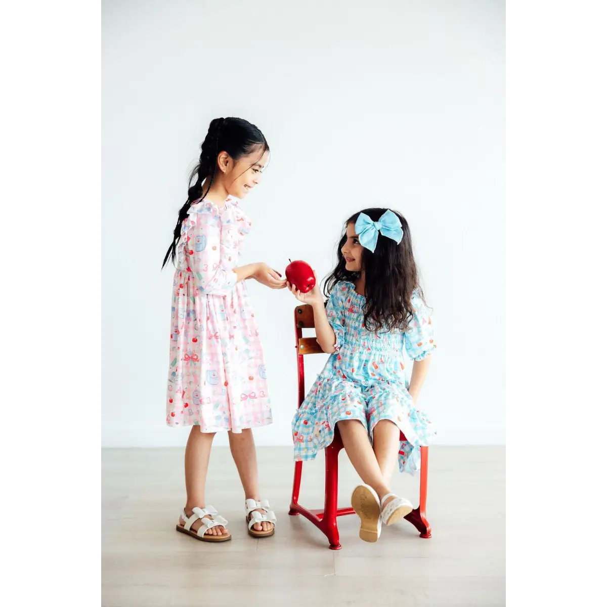 Honor Roll Smocked Ruffle Dress - Back to School - Mila & Rose ®
