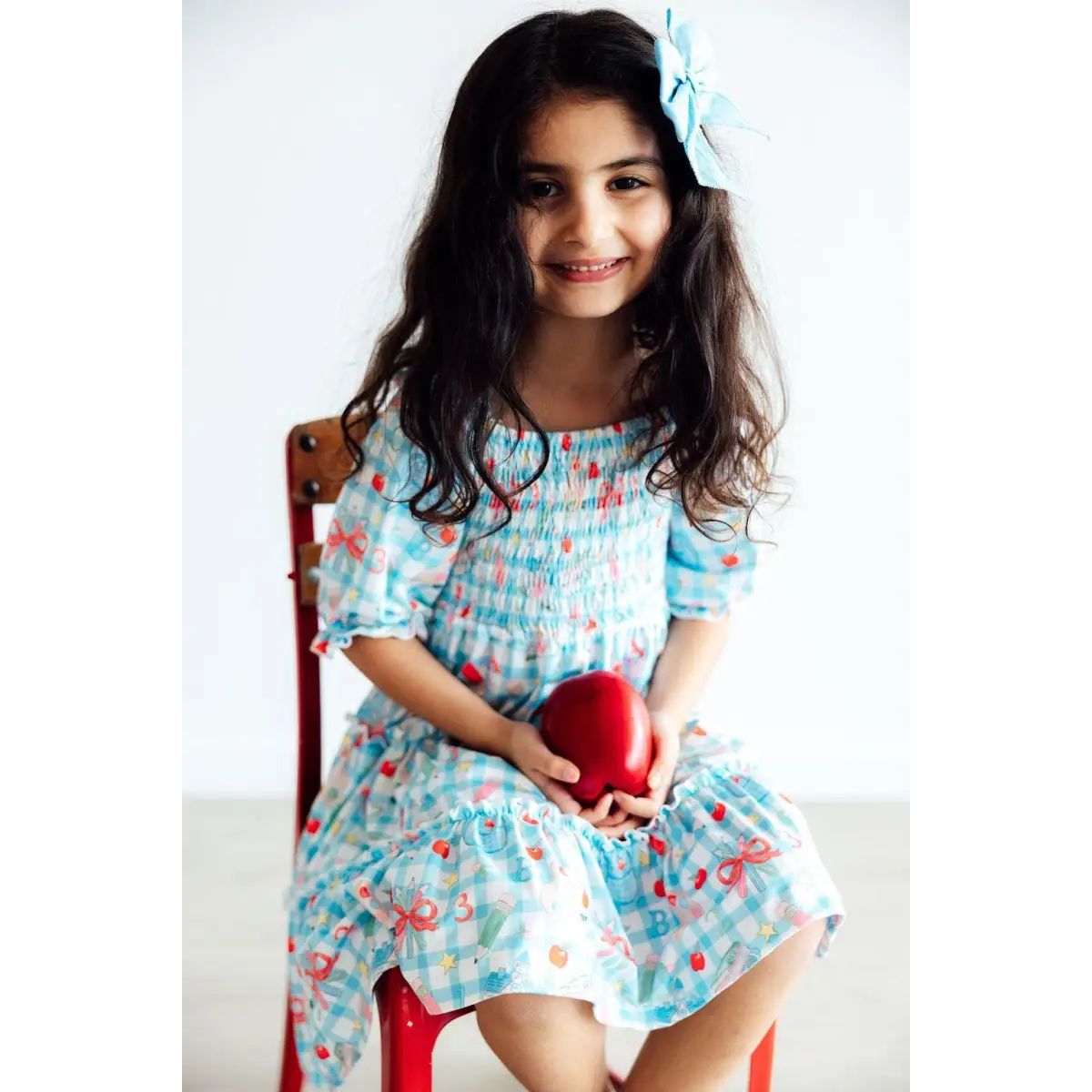 Honor Roll Smocked Ruffle Dress - Back to School - Mila & Rose ®