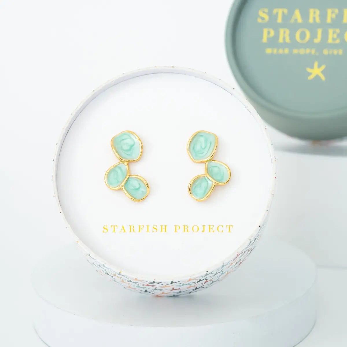 Hope Echo Earrings in Mint - Starfish Project