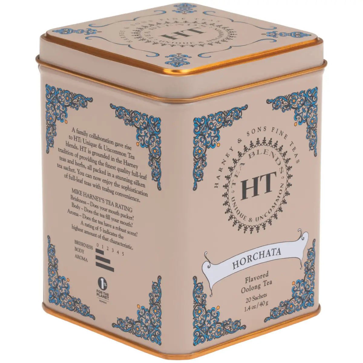 Horchata Tea - HT Tin of 20 Sachets - Sachets / Tin of 20 Sachets - Harney & Sons Fine Teas