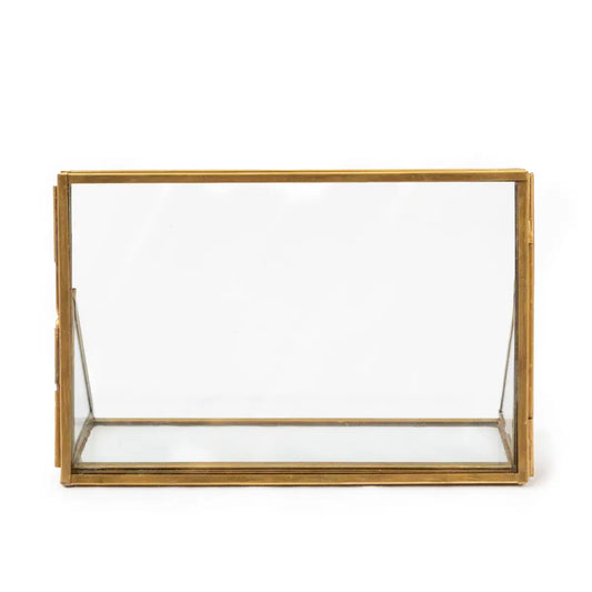 Brass Picture Frame - Horizontal Desk Frame 6’’x4’’ - Sugarboo &