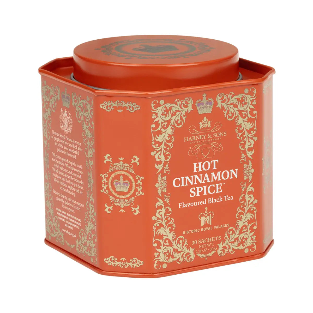 Hot Cinnamon Spice Tea - HRP Tin of 30 Sachets - Sachets / Tin of 30 Sachets - Harney & Sons Fine Teas