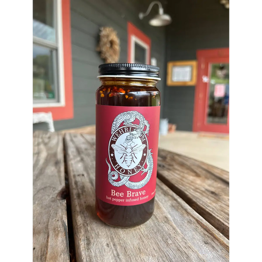 Hot Honey - Pepper Infused - ’Bee Brave’ - Wehrloom Honey
