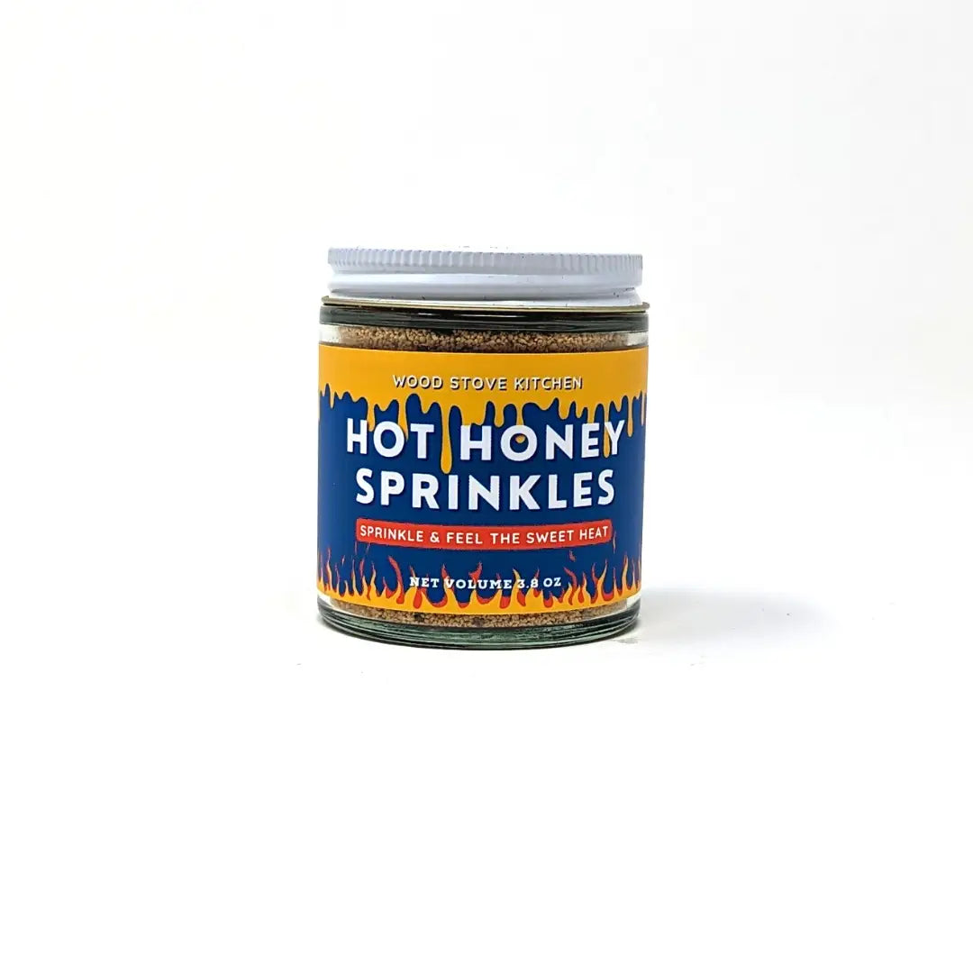 Hot Honey Sprinkles - Spicy Sweet Seasoning - Wood Stove Kitchen