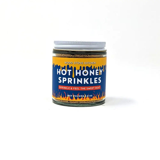 Hot Honey Sprinkles - Spicy Sweet Seasoning - Wood Stove Kitchen