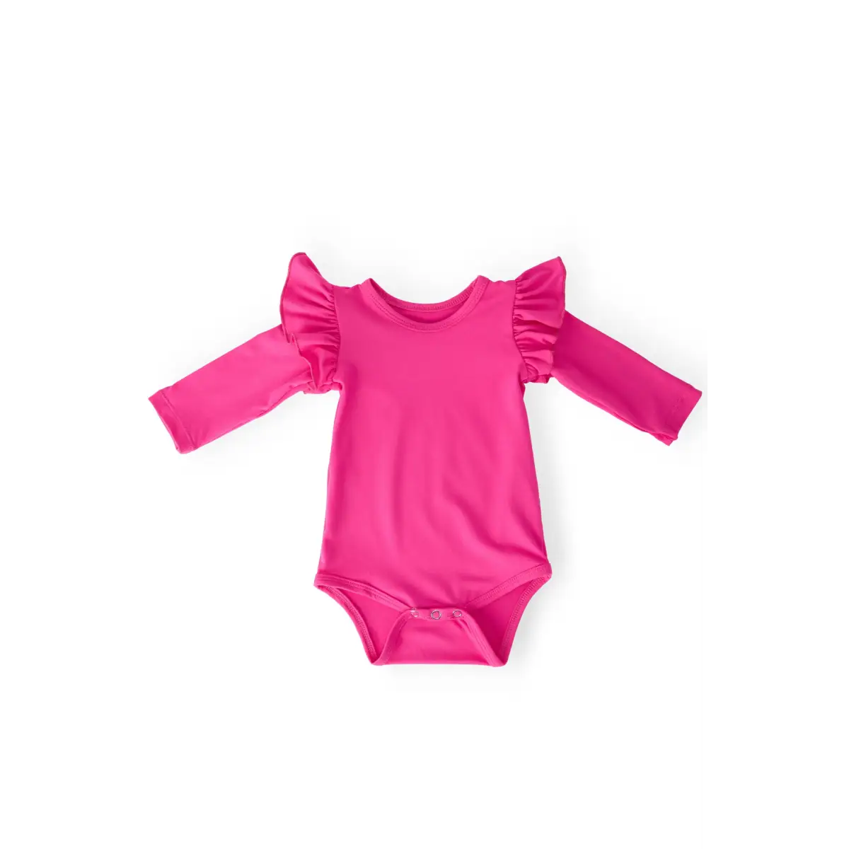 Hot Pink L/S Flutter Bodysuit - Mila & Rose ®