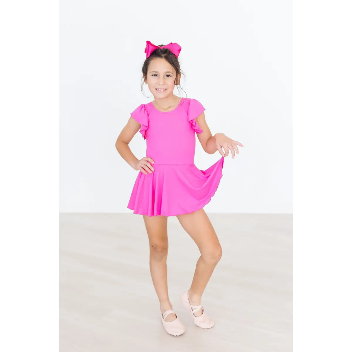 Twirl Leotard with Skirt - Hot Pink - Mila & Rose ®