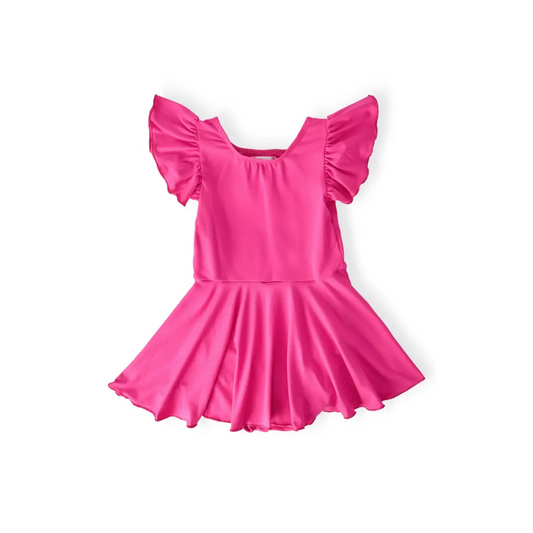 Twirl Leotard with Skirt - Hot Pink - 6-12M - Mila & Rose ®