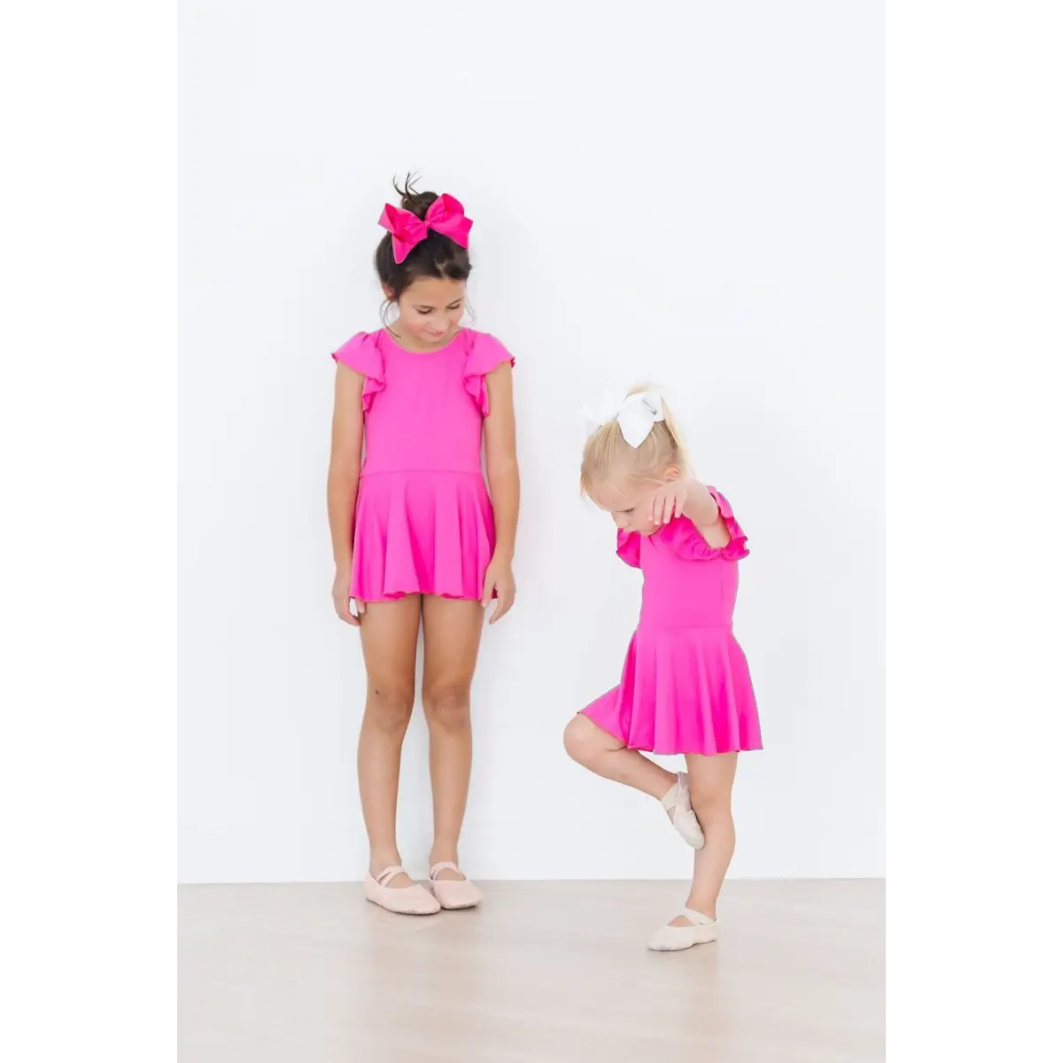 Twirl Leotard with Skirt - Hot Pink - Mila & Rose ®