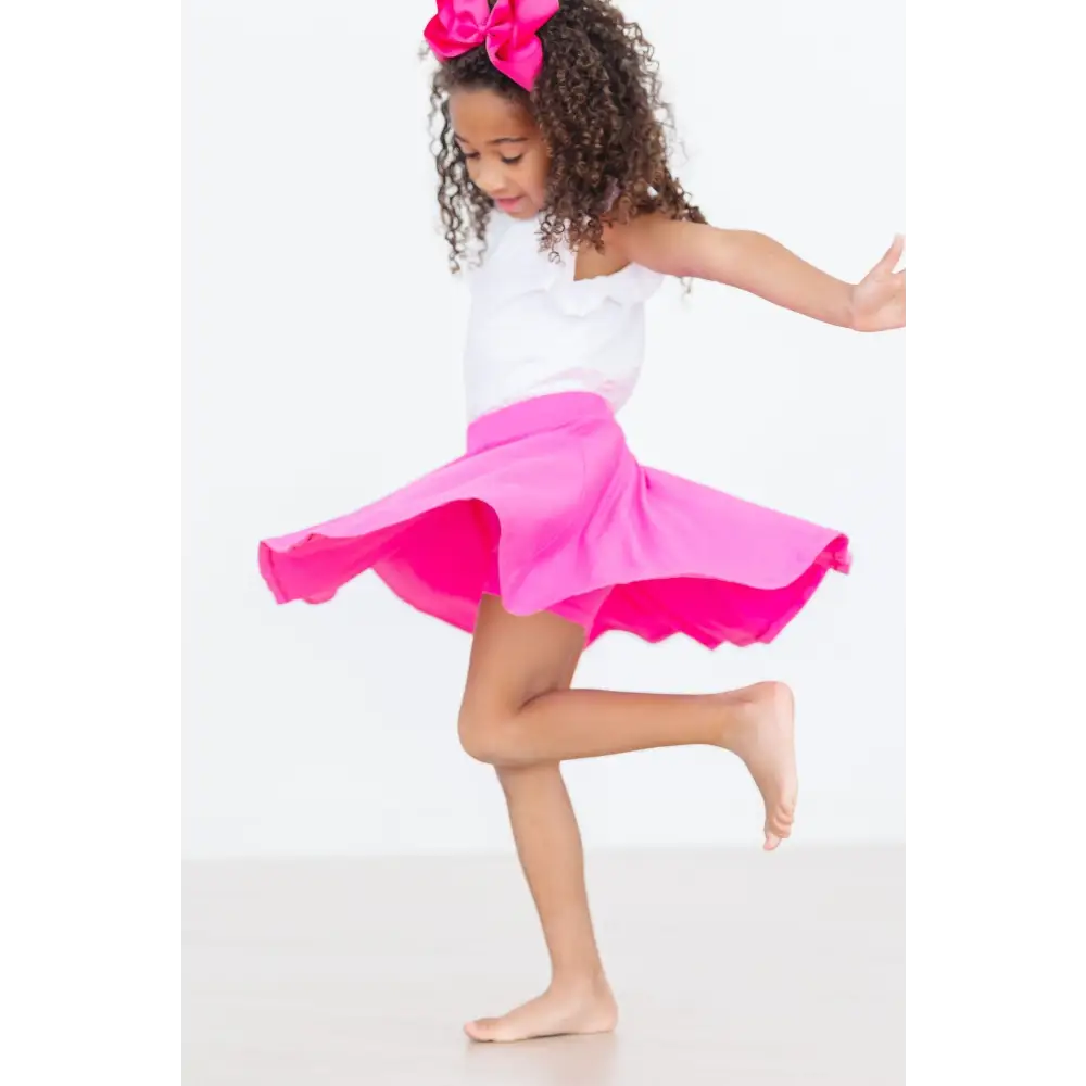 Hot Pink Twirl Skort - Mila & Rose ®