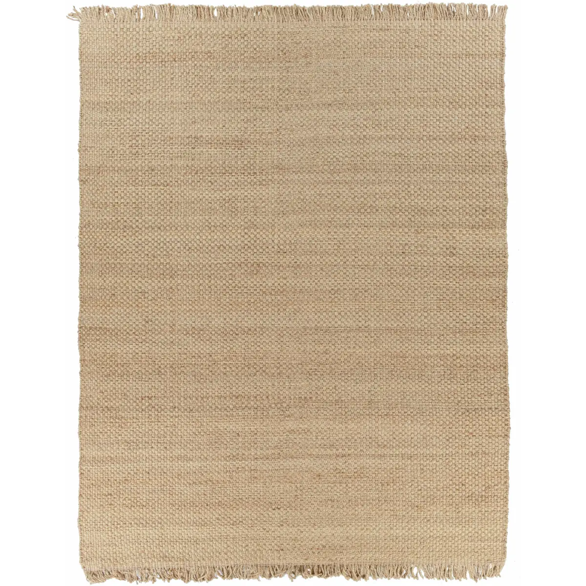 Hovland Hand Woven Natural Jute Rag Rug - 2’ x 3’ Rectangle - Boutique Rugs
