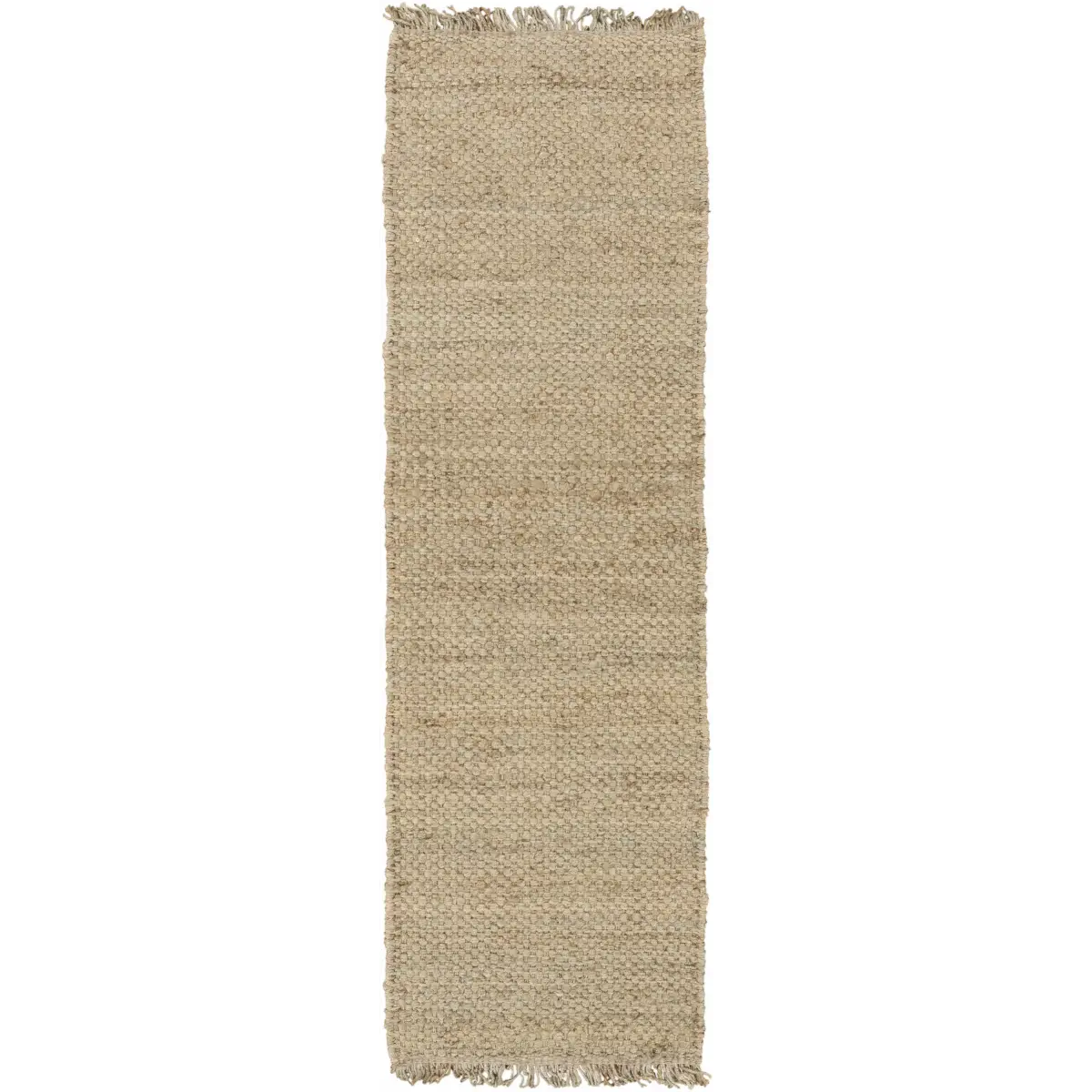 Hovland Hand Woven Natural Jute Rag Rug - 2’3’’ x 10’ Runner - Boutique Rugs