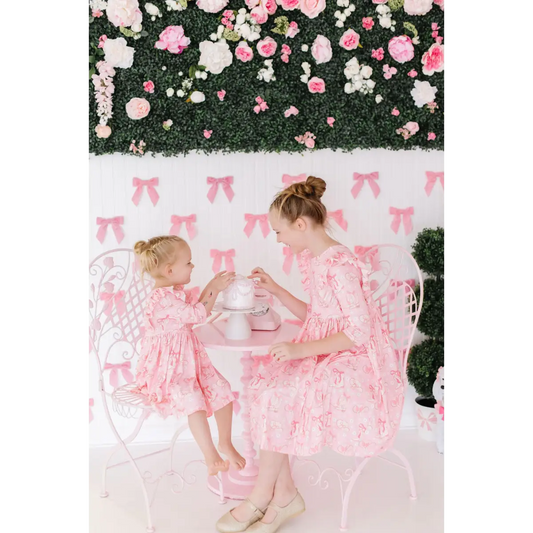 Howdy 3/4 Sleeve Ruffle Twirl Dress - Mila & Rose ®