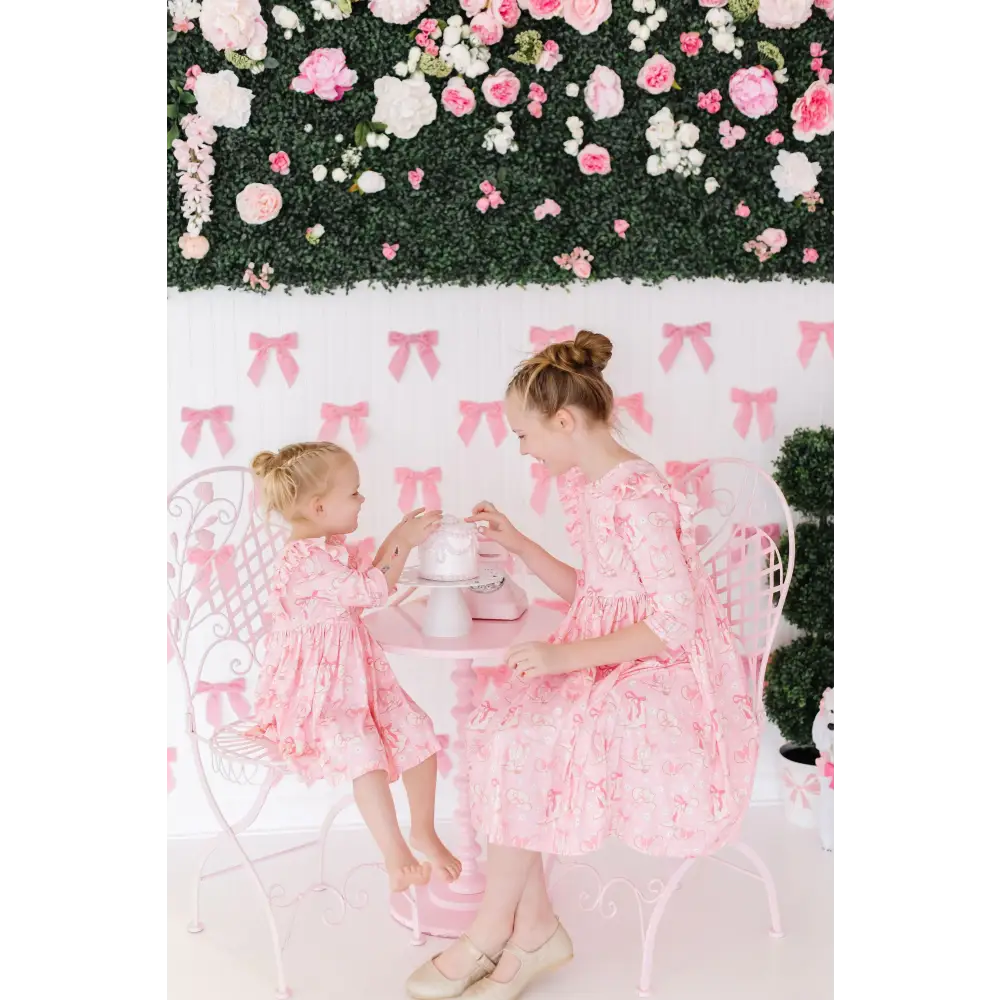 Howdy 3/4 Sleeve Ruffle Twirl Dress - Mila & Rose ®