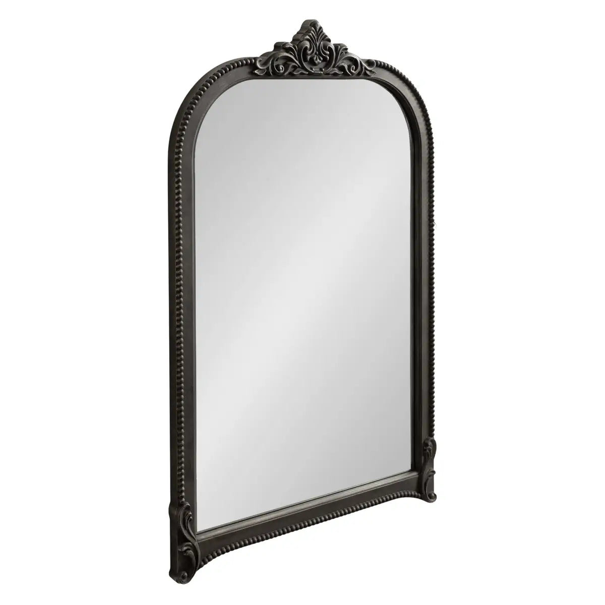 Hubanks Arched Wall Mirror - Black / 24x38 - kateandlaurel