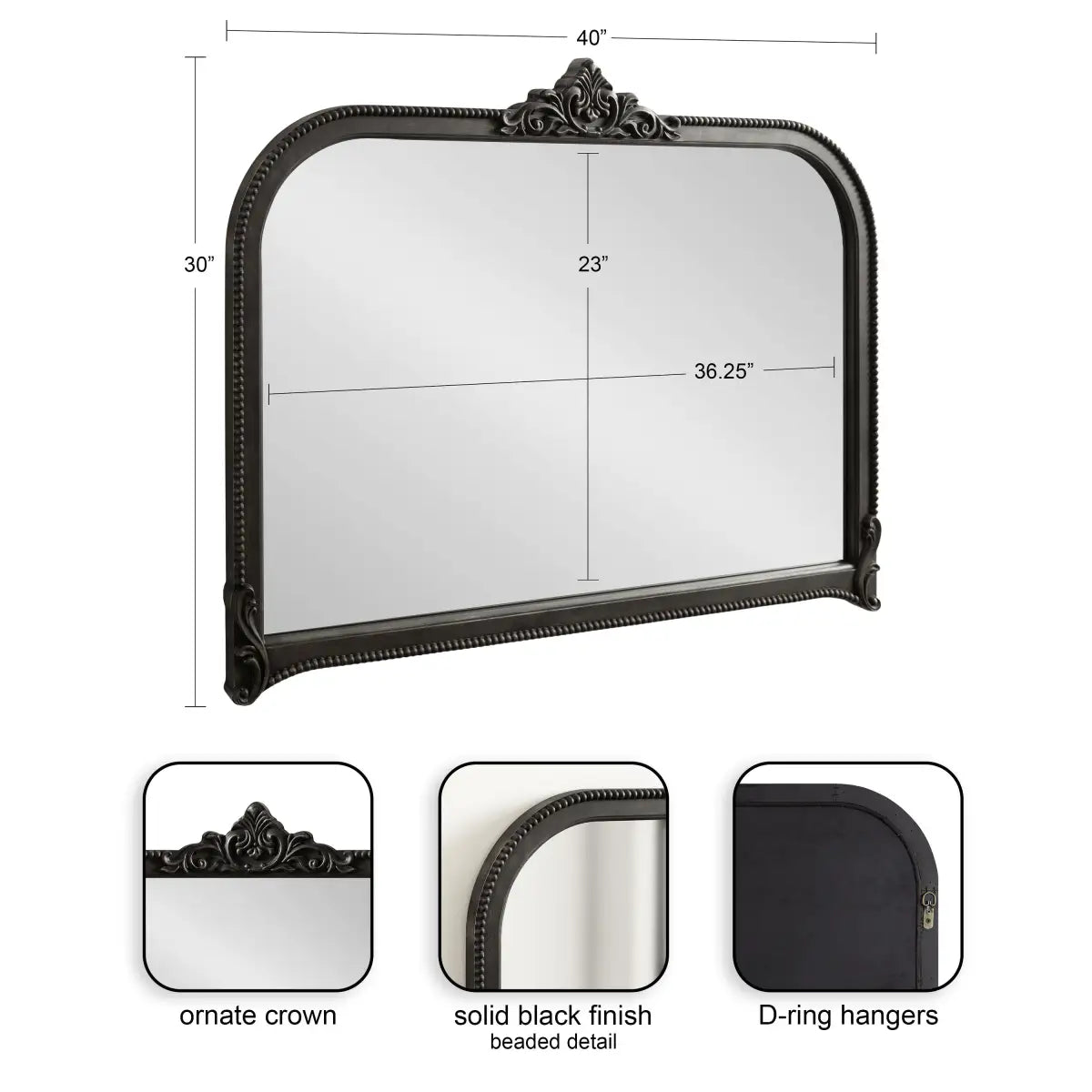 Hubanks Arched Wall Mirror - kateandlaurel