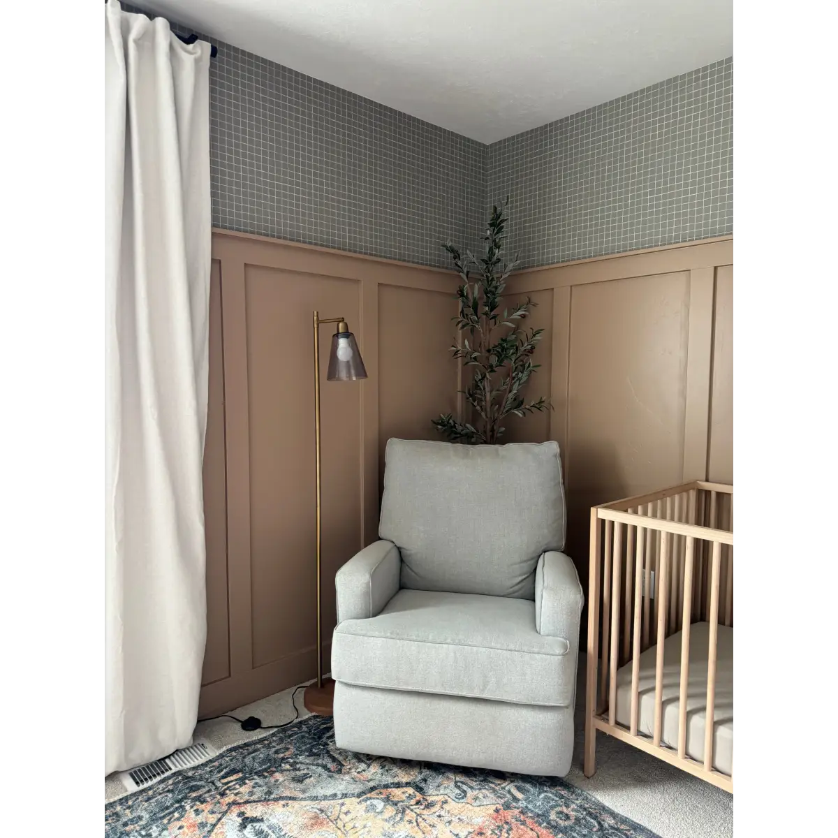 Hudson Wallpaper - Tiny Grid - by Daphne and Sage - Loomwell Home Goods