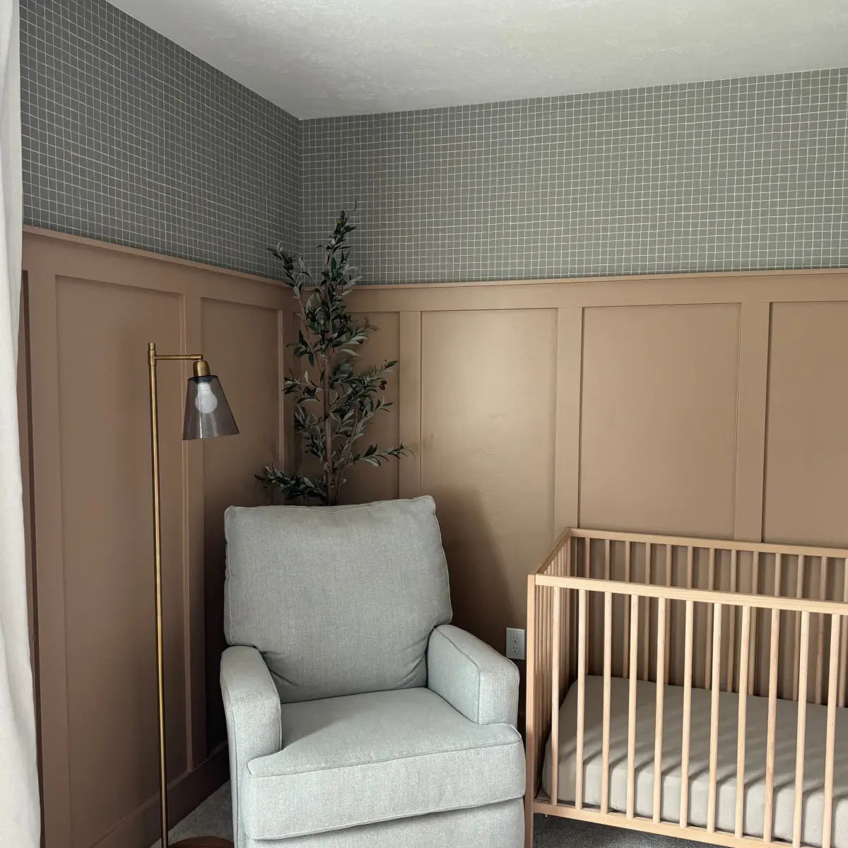 Hudson Wallpaper - Tiny Grid - by Daphne and Sage - Loomwell Home Goods