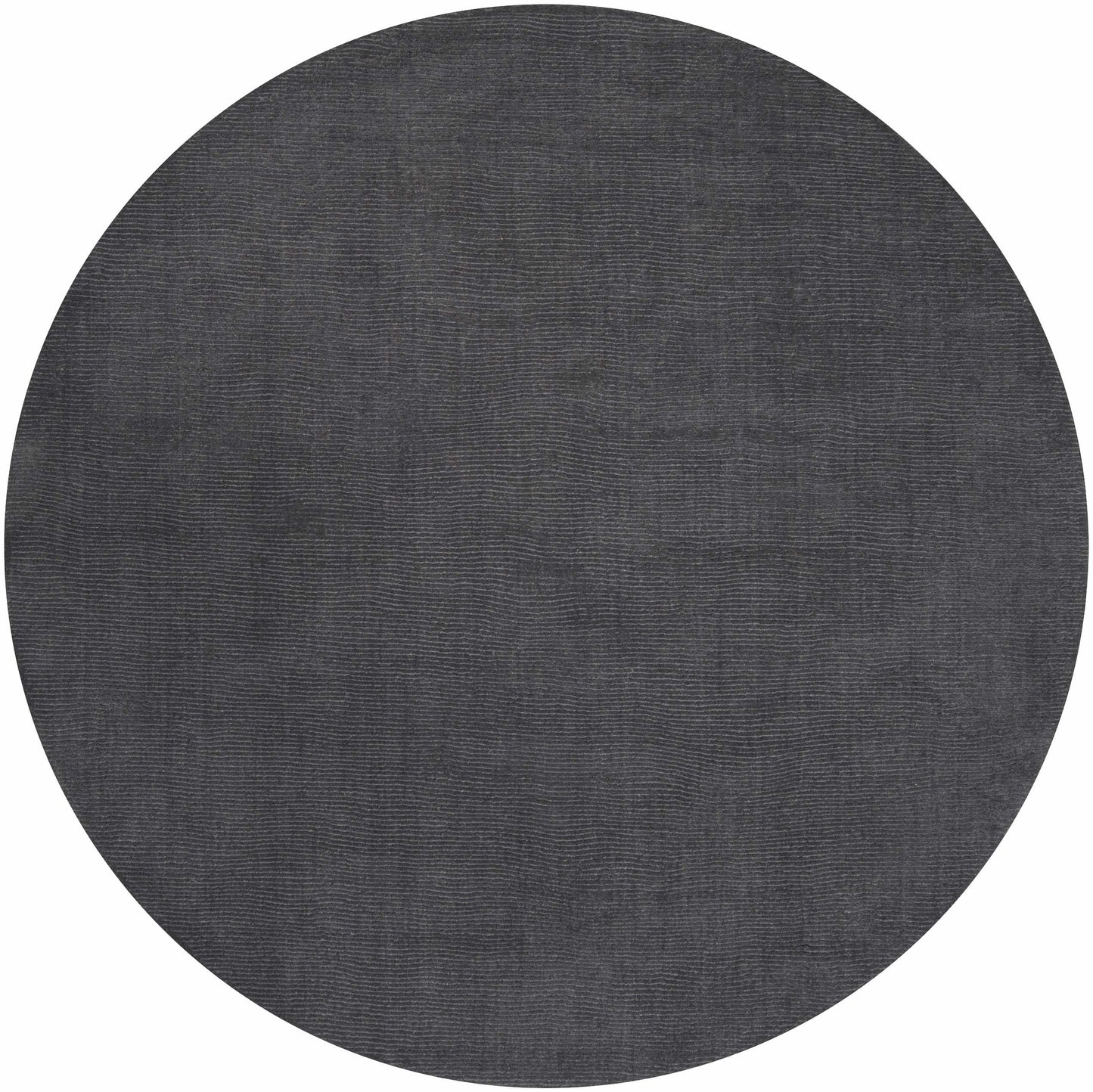 Brockton Solid Wool Charcoal Area Rug