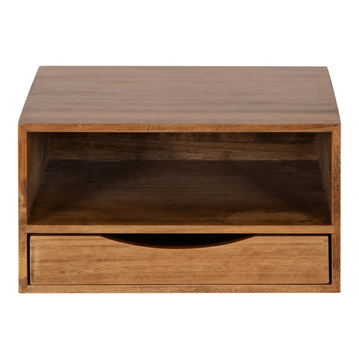 Hutton Floating Wall Shelf with Drawer - kateandlaurel