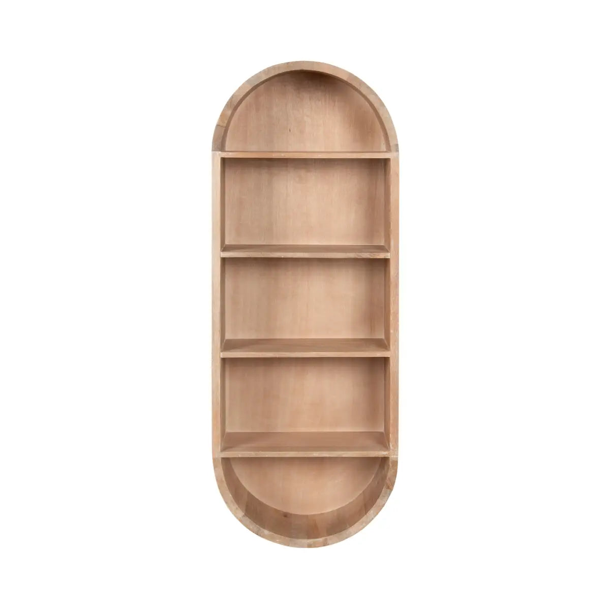 Hutton Wood Capsule Wall Shelf - kateandlaurel
