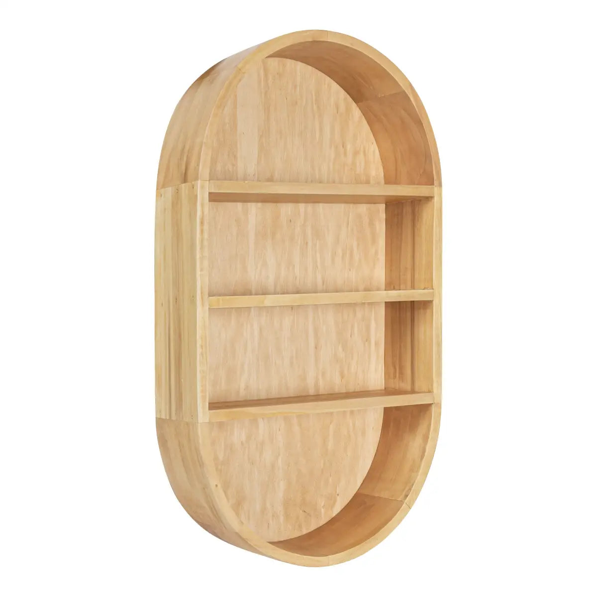Hutton Wood Capsule Wall Shelf - kateandlaurel