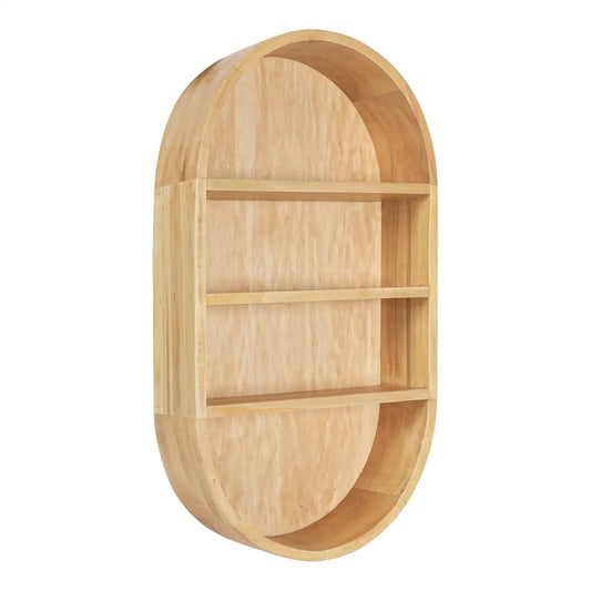 Hutton Wood Capsule Wall Shelf - kateandlaurel