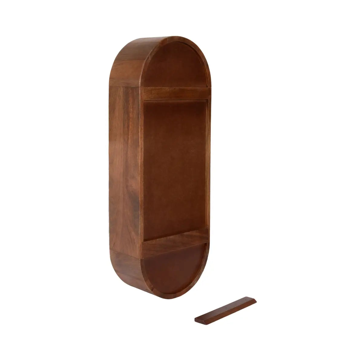 Hutton Wood Capsule Wall Shelf - kateandlaurel