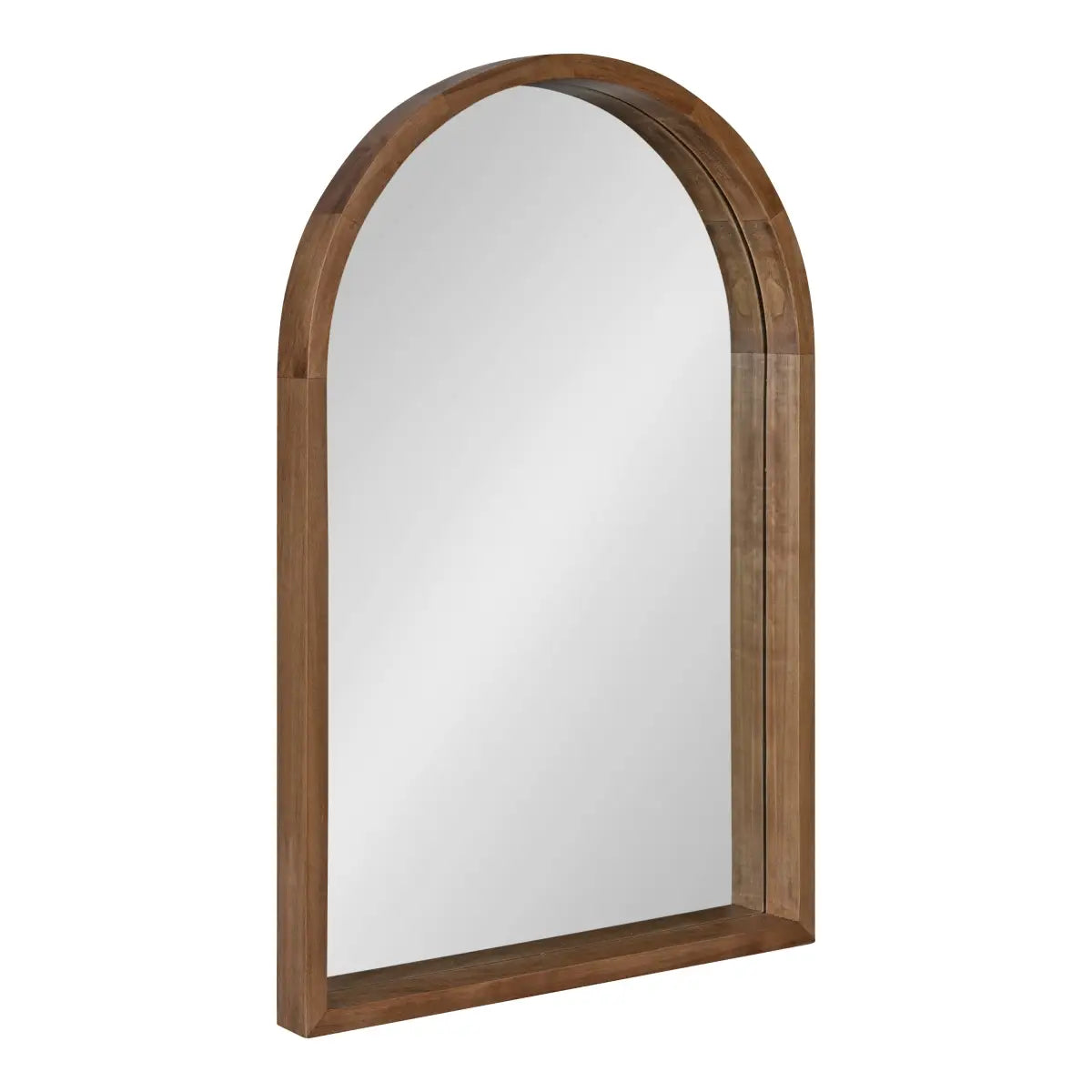 Hutton Wood Framed Arch Mirror - Rustic Brown / 20x30 - kateandlaurel