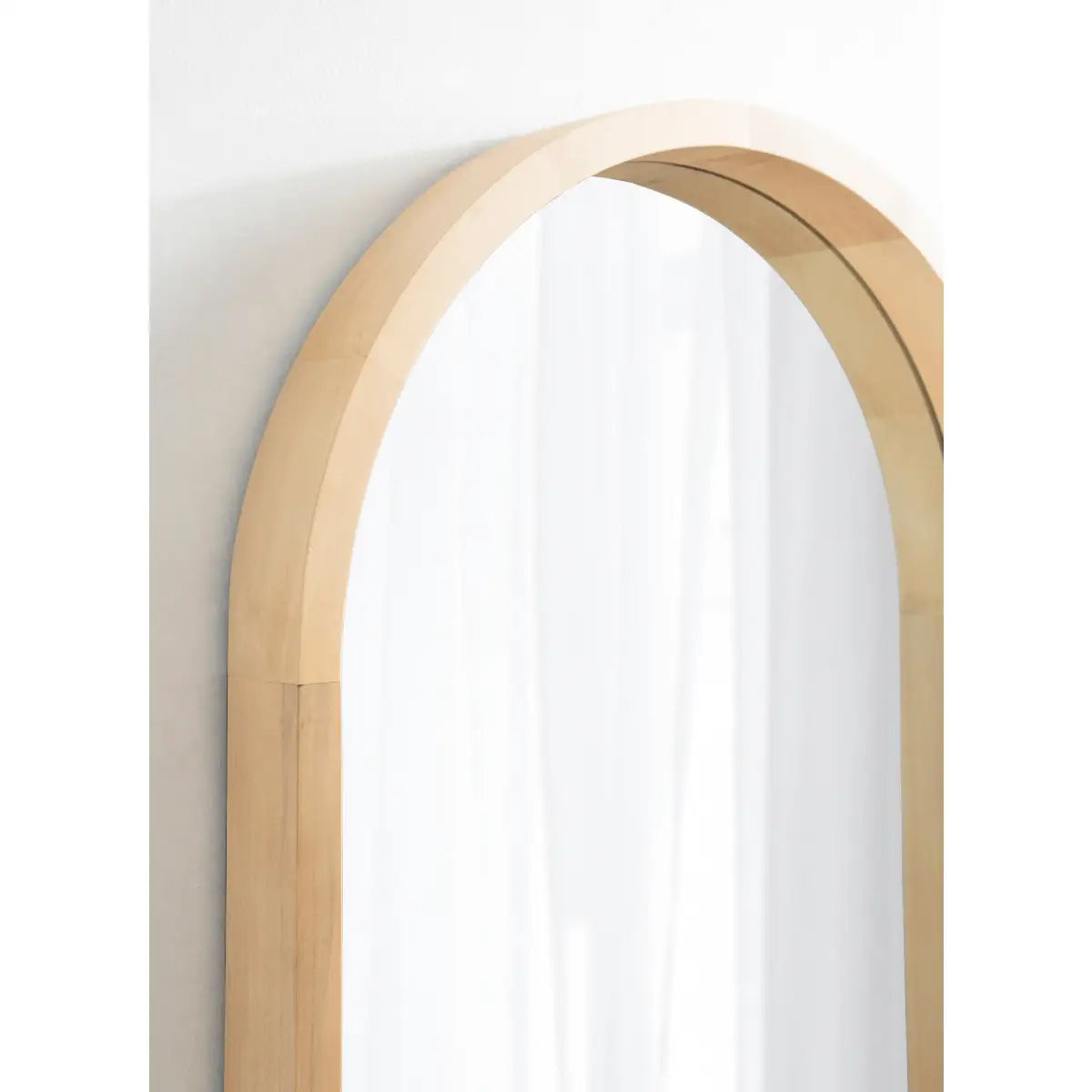 Hutton Wood Framed Arch Mirror - kateandlaurel