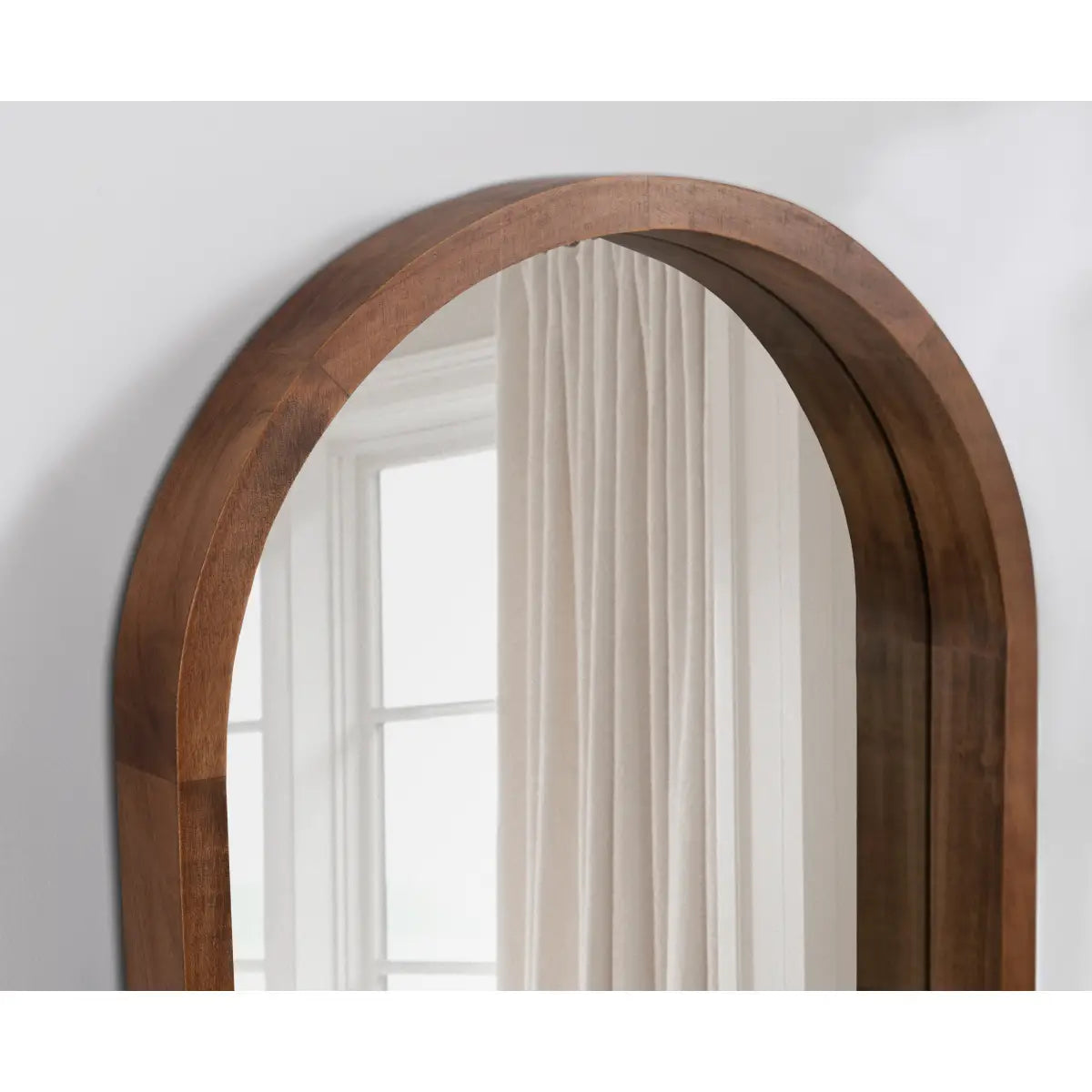 Hutton Wood Framed Arch Mirror - kateandlaurel