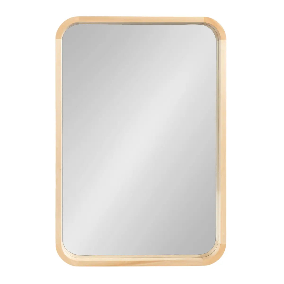 Hutton Rounded Rectangle Wood Mirror - kateandlaurel