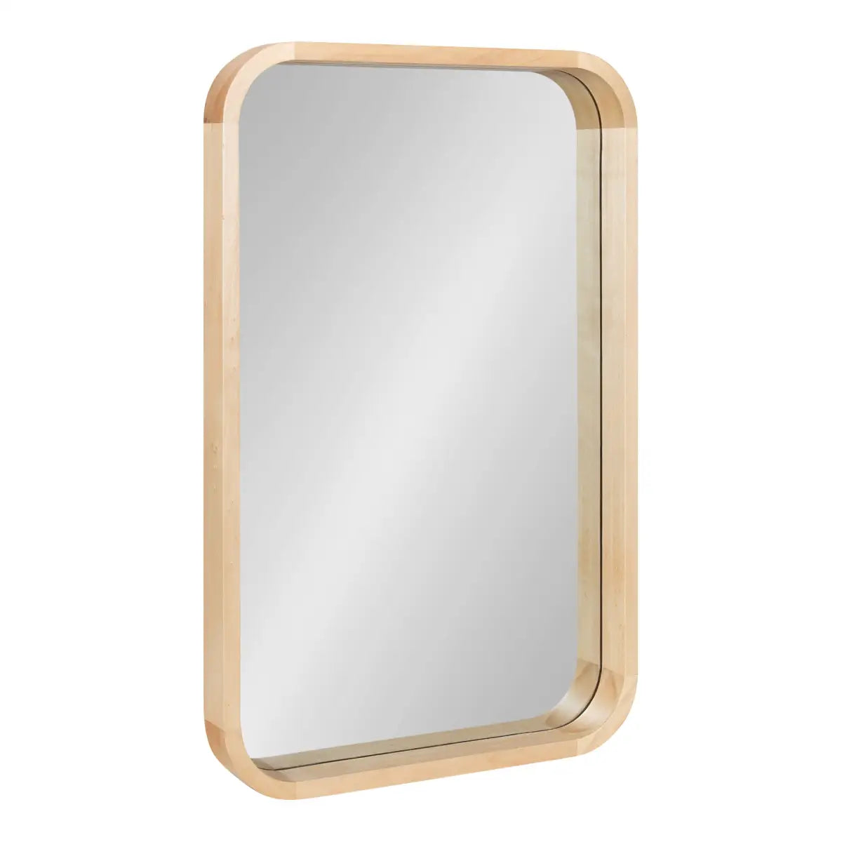Hutton Rounded Rectangle Wood Mirror - kateandlaurel