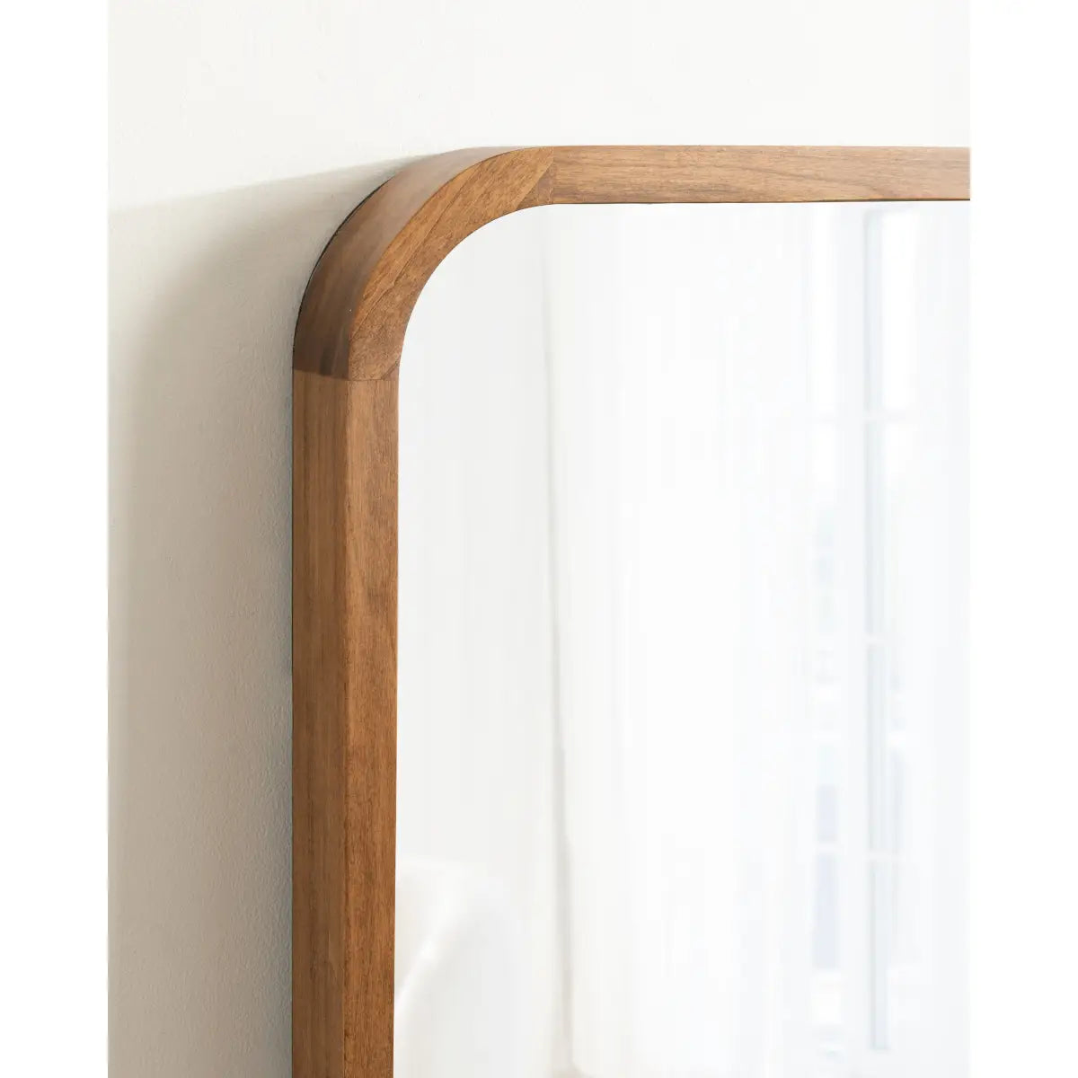 Hutton Rounded Rectangle Wood Mirror - kateandlaurel