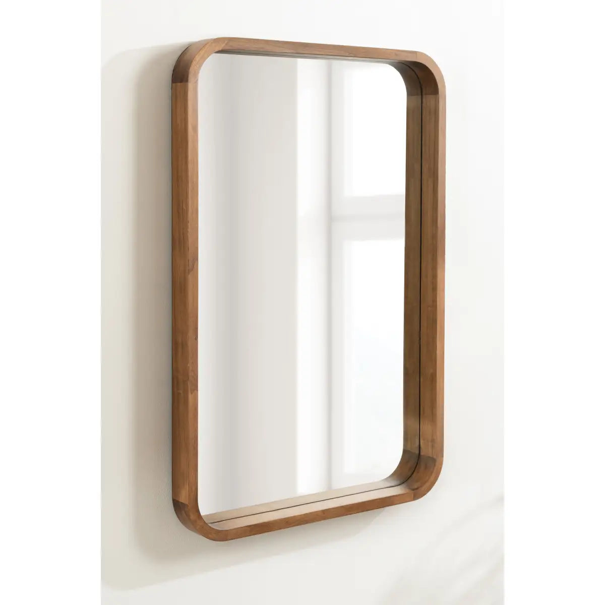 Hutton Rounded Rectangle Wood Mirror - kateandlaurel